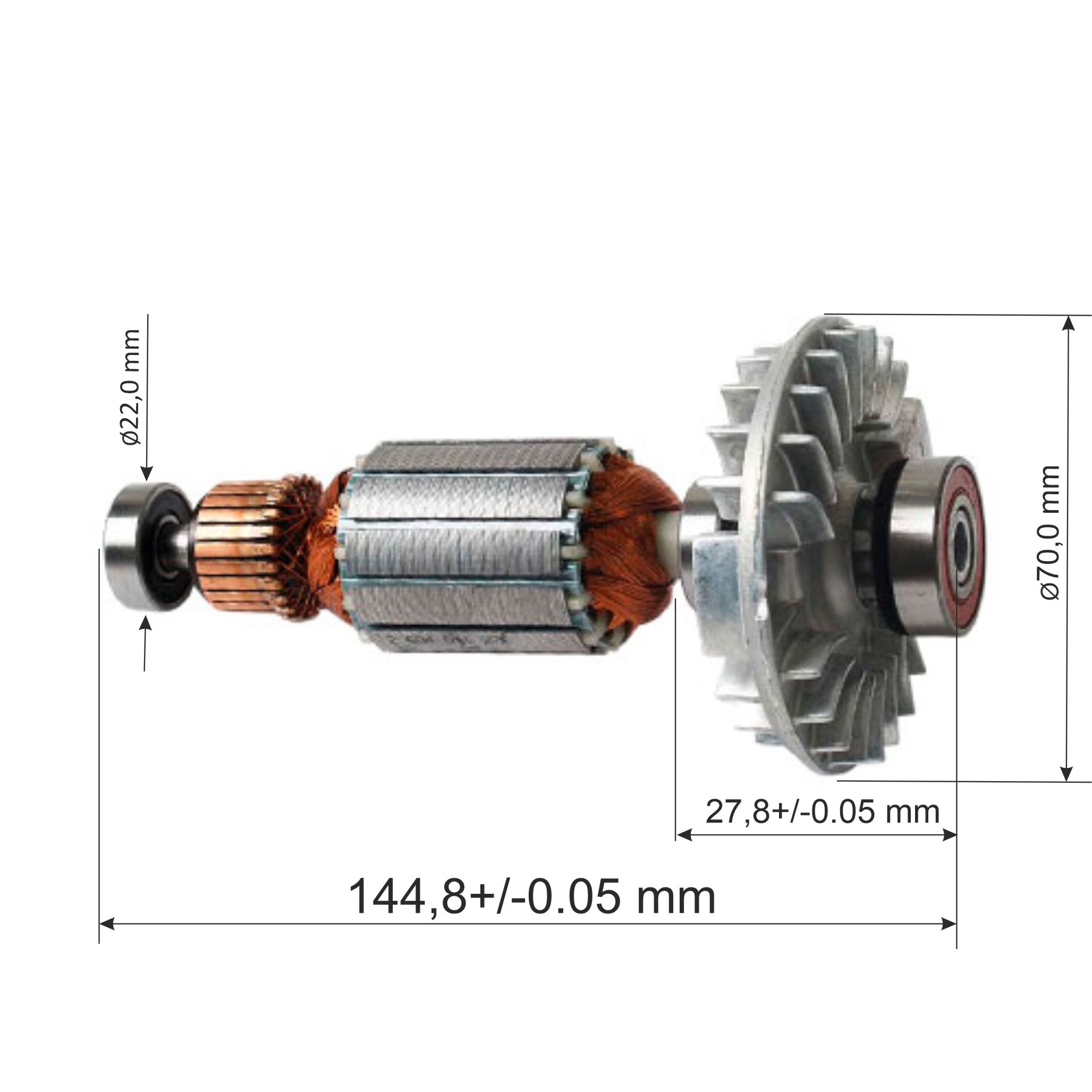 Rotor slefuitor, 2609000868 (imagine pentru) Rotor slefuitor, 2609000868