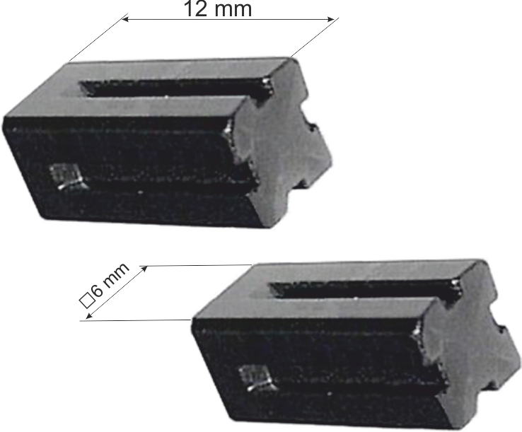 Perii colectoare, 6x6x12mm, 2610386546 (imagine pentru) Perii colectoare, 6x6x12mm, 2610386546