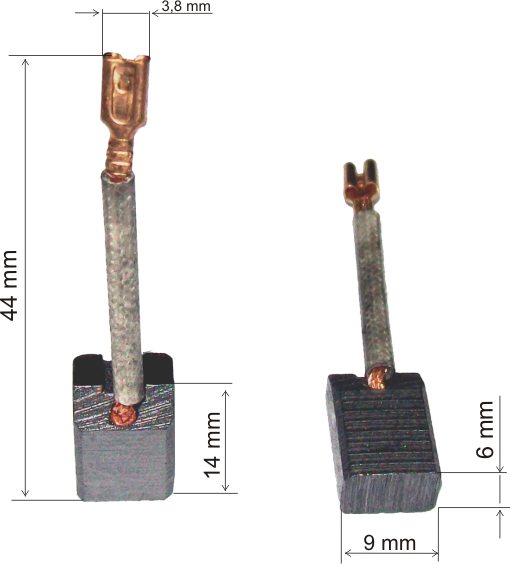 Perii colectoare -set-, 2610Z00180 (imagine pentru) Perii colectoare -set-, 2610Z00180